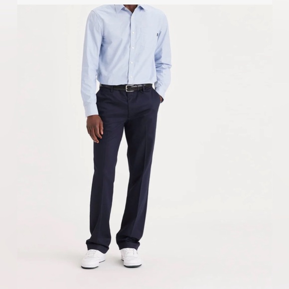 Dockers‎ men’s size 36/30 D3 classic khaki navy blue pants - Picture 1 of 11